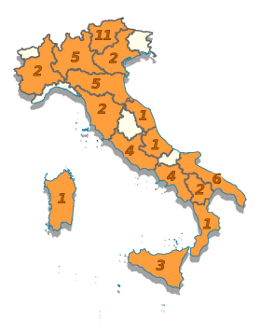 mappa delle adesioni 2013